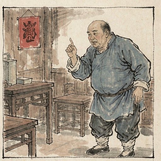 阿长(长妈妈)连环画第2格