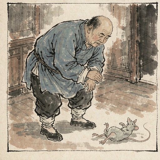 阿长(长妈妈)连环画第3格