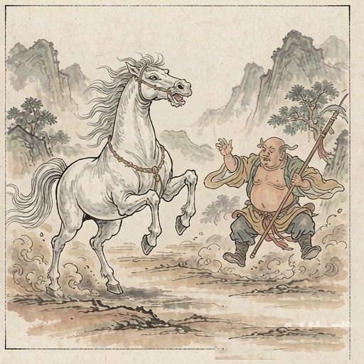 白龙马连环画第4格