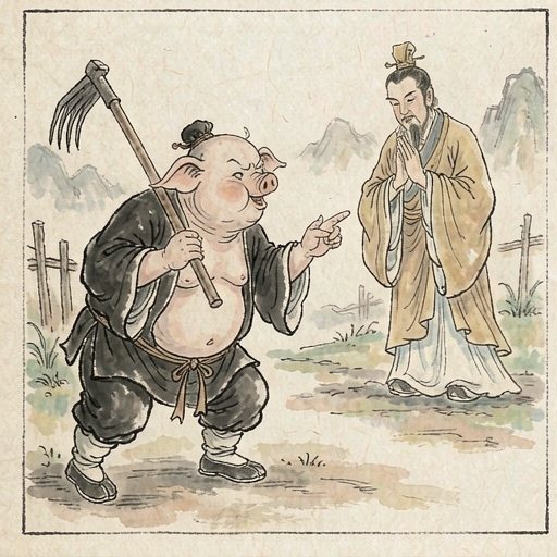 猪八戒连环画第3格