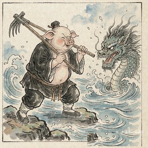 猪八戒连环画第4格