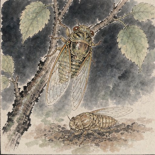 蝉连环画第2格