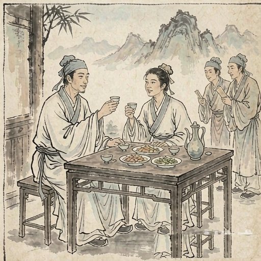 4. 贤人与真名士典型(理想人格)连环画第4格
