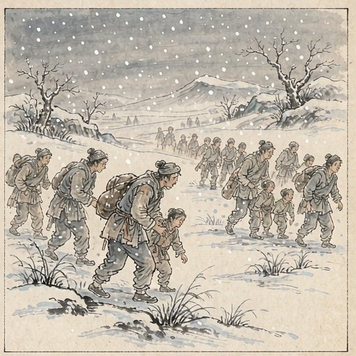 《雪落在中国的土地上》第4格