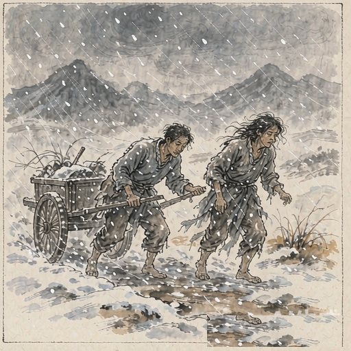 《雪落在中国的土地上》第1格