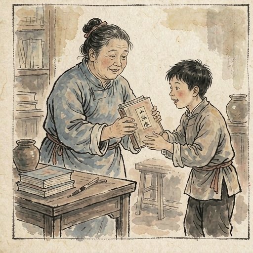 《阿长与〈山海经〉》第1格