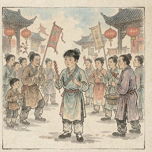 《五猖会》第4格