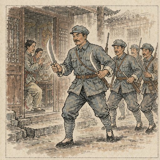 贺龙连环画第1格