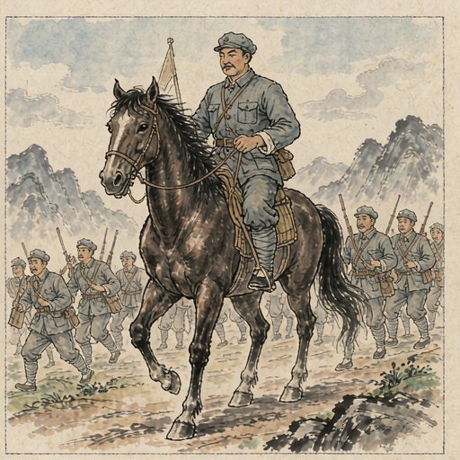 贺龙连环画第2格