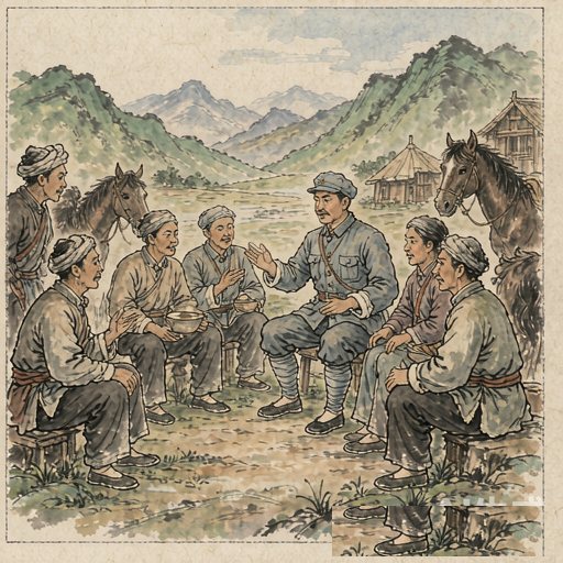 贺龙连环画第4格