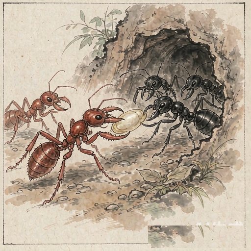 红蚂蚁连环画第4格