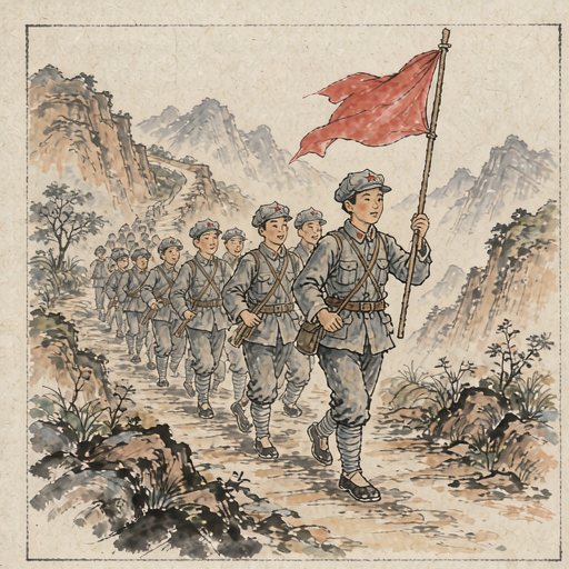 红小鬼(少年红军)连环画第1格