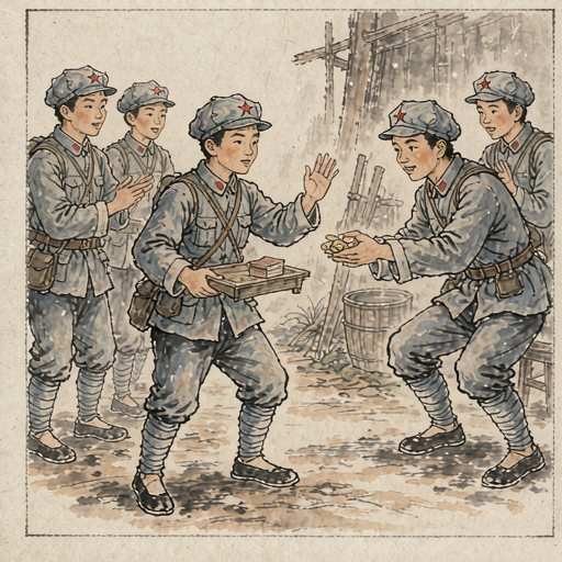 红小鬼(少年红军)连环画第3格