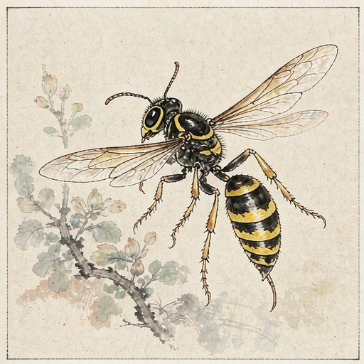 黄蜂(泥蜂)连环画第1格