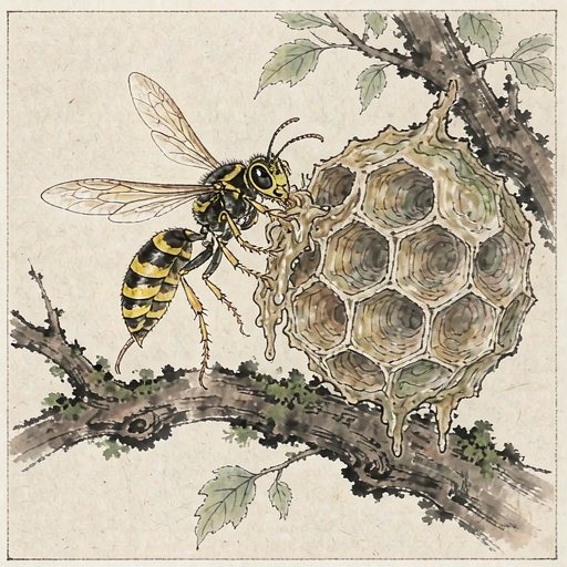 黄蜂(泥蜂)连环画第2格