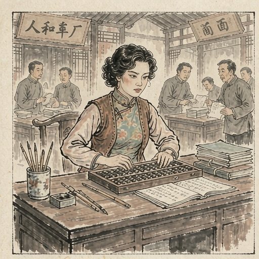 虎妞连环画第1格
