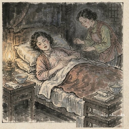 虎妞连环画第4格
