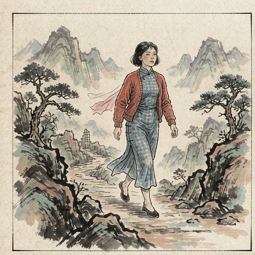 江姐(江雪琴)连环画第1格