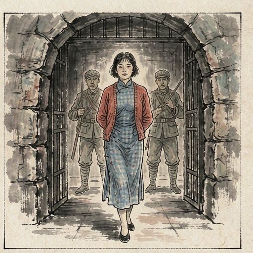 江姐(江雪琴)连环画第2格