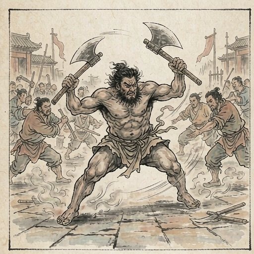 “黑旋风”李逵连环画第1格