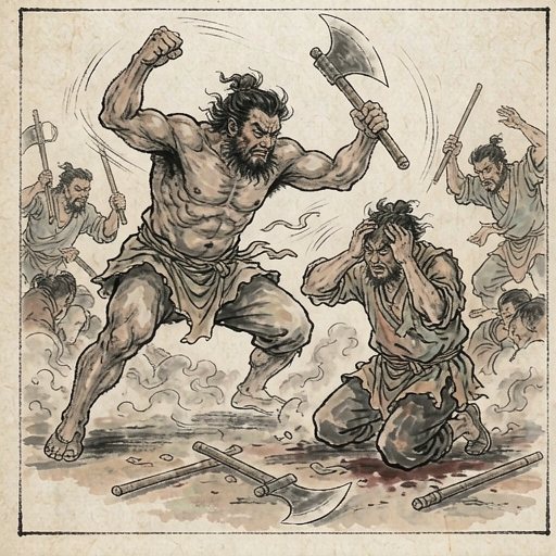 “黑旋风”李逵连环画第3格