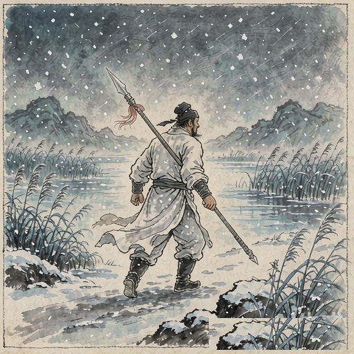 “豹子头”林冲连环画第4格