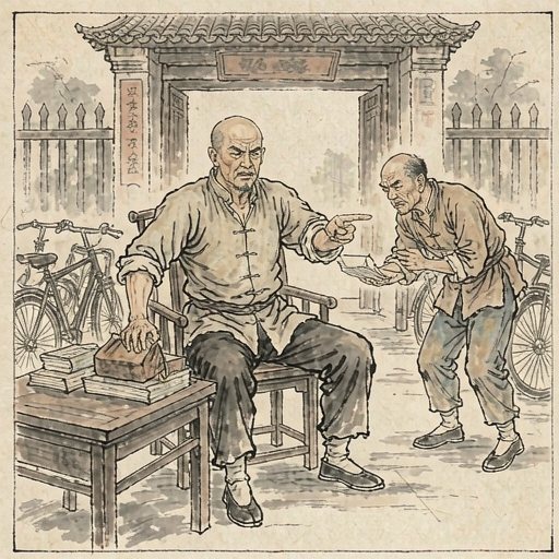刘四爷连环画第1格