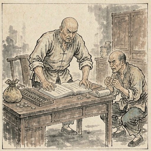 刘四爷连环画第2格