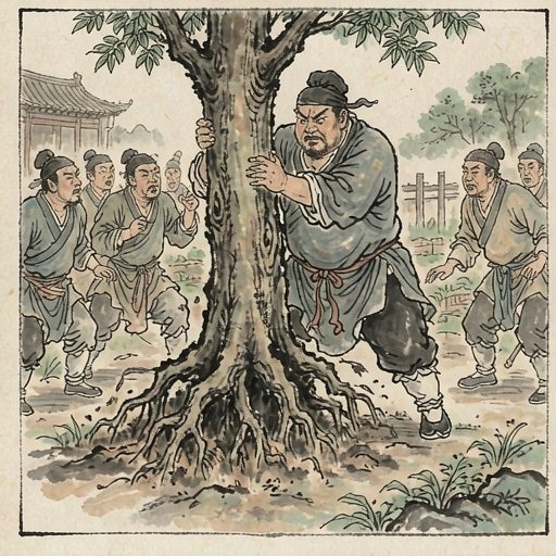“花和尚”鲁智深连环画第3格