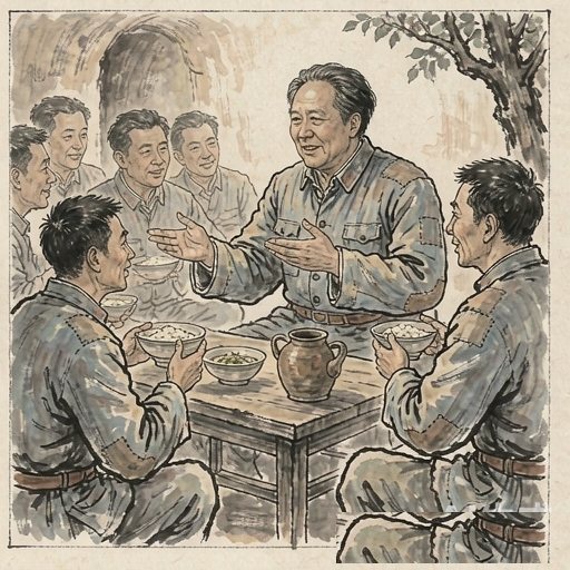 毛泽东连环画第4格