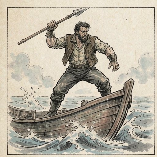 尼德·兰(Ned Land)连环画第1格