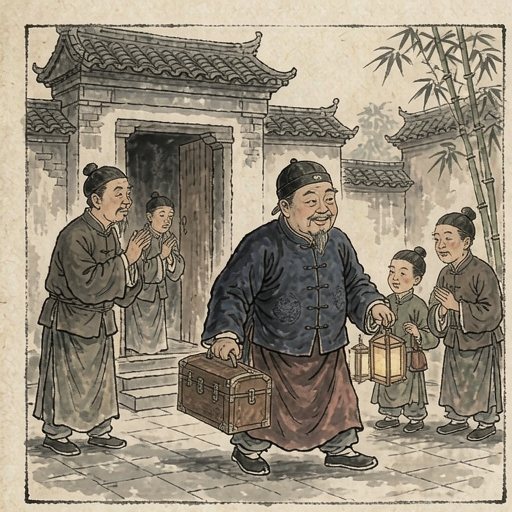 绍兴两名医(何廉臣、陈莲河)连环画第1格