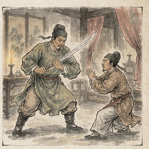 “及时雨”宋江连环画第2格