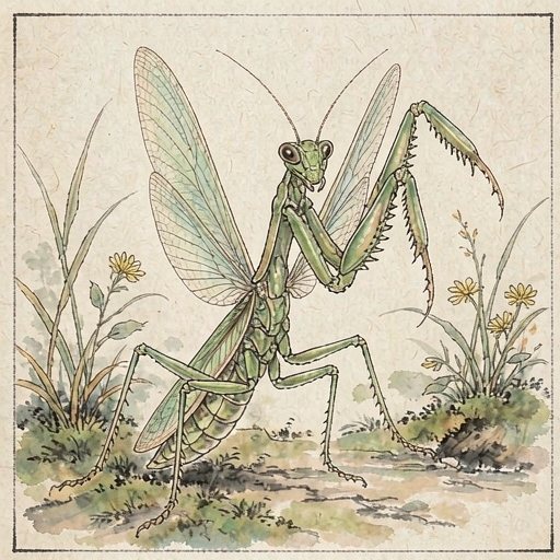 螳螂连环画第1格