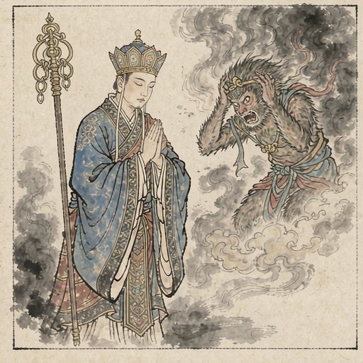 唐僧(玄奘)连环画第3格