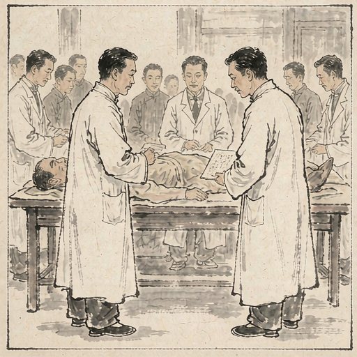 藤野先生(藤野严九郎)连环画第3格