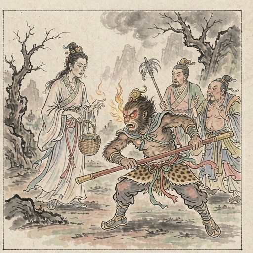 孙悟空连环画第2格