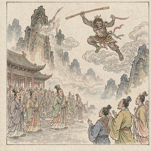 孙悟空连环画第3格