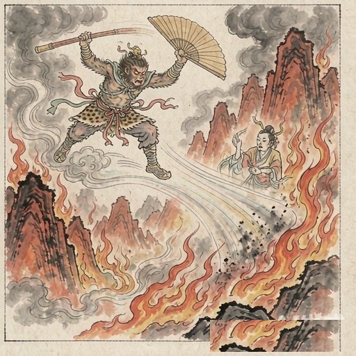 孙悟空连环画第4格
