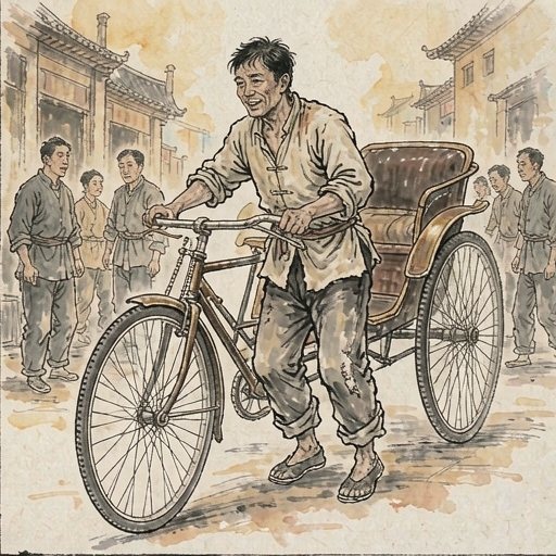 祥子连环画第2格