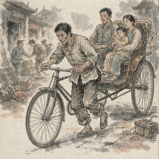 祥子连环画第3格
