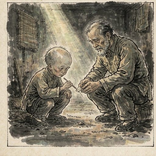 小萝卜头(宋振中)连环画第3格