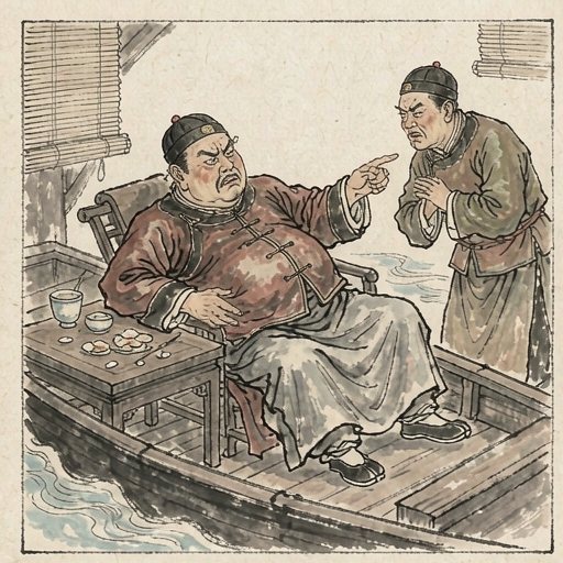 2. 恶霸劣绅典型连环画第1格