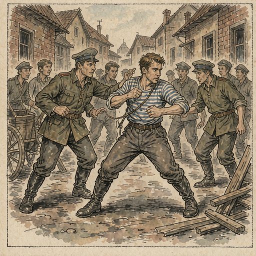 朱赫来连环画第3格