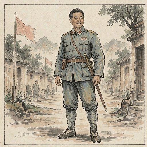 朱德连环画第1格