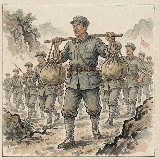 朱德连环画第2格