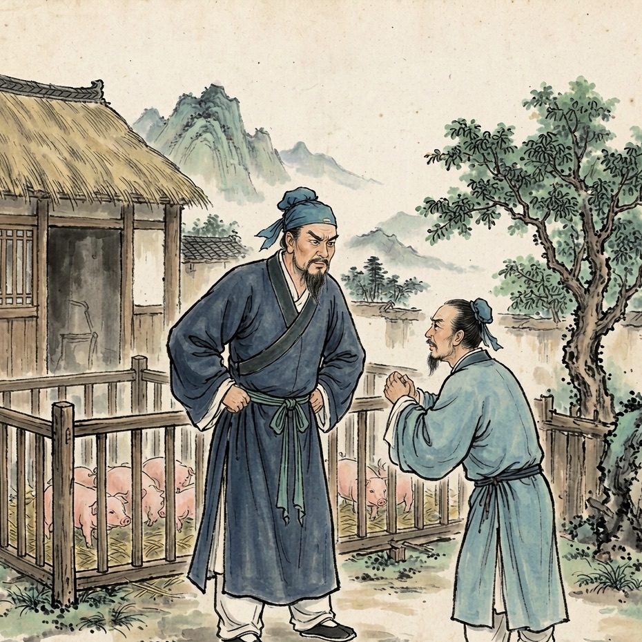 严贡生连环画第1格