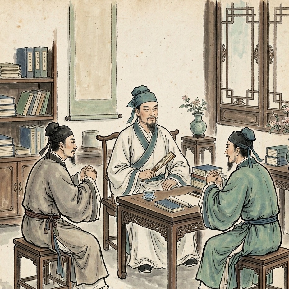 杜慎卿连环画第1格