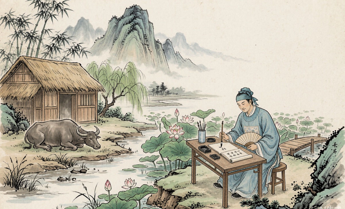 蘧公孙故事插图：禁书上擅自署名博取虚名
