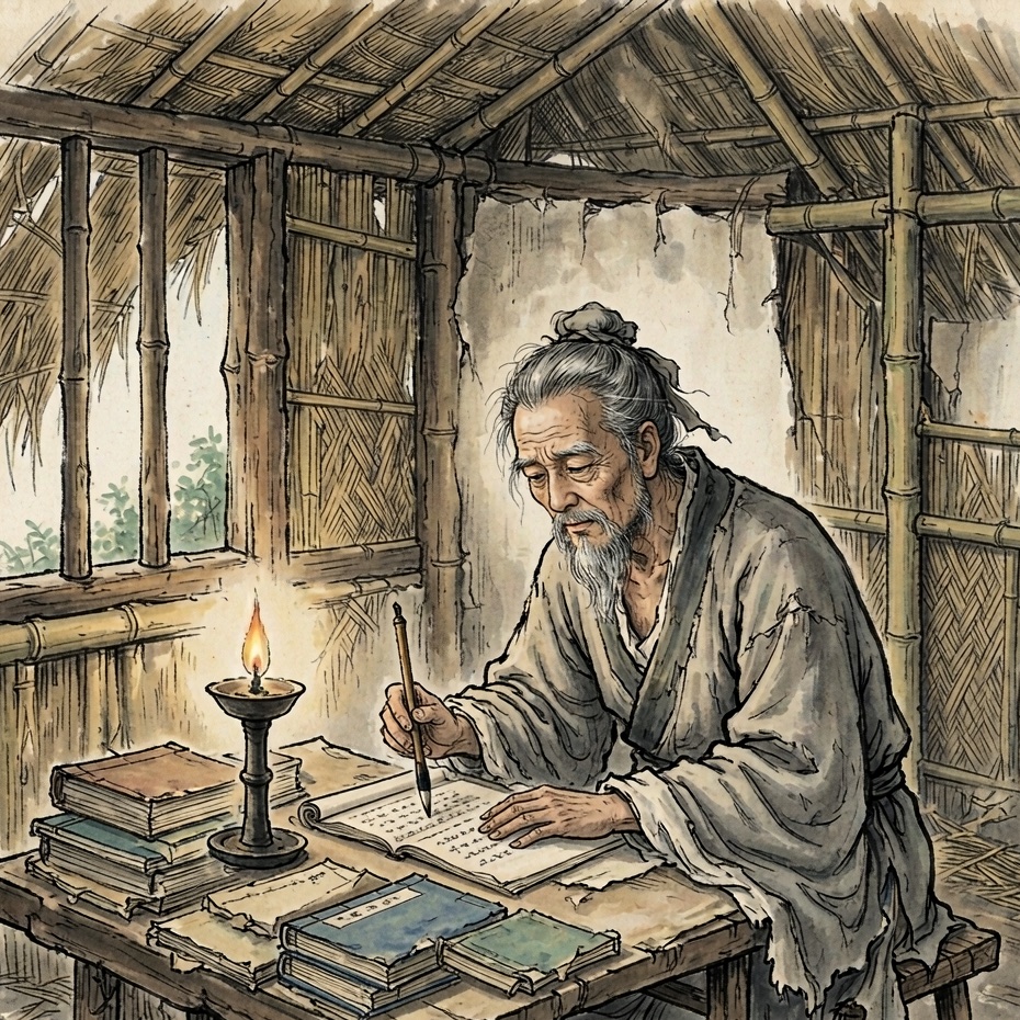 1. 科举受害者典型(士林狂欢)连环画第1格